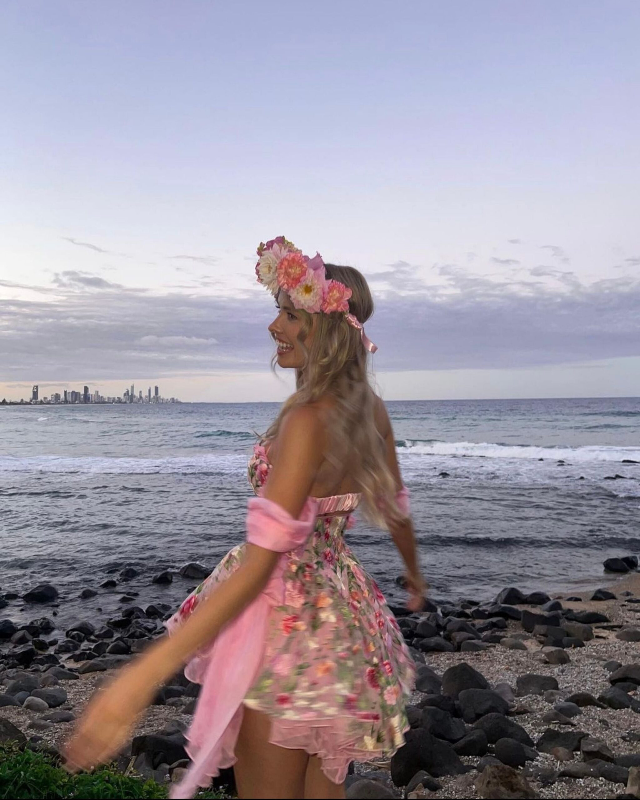 THE ROSETTA SILK MINI DRESS FOR EVENING PARTIES