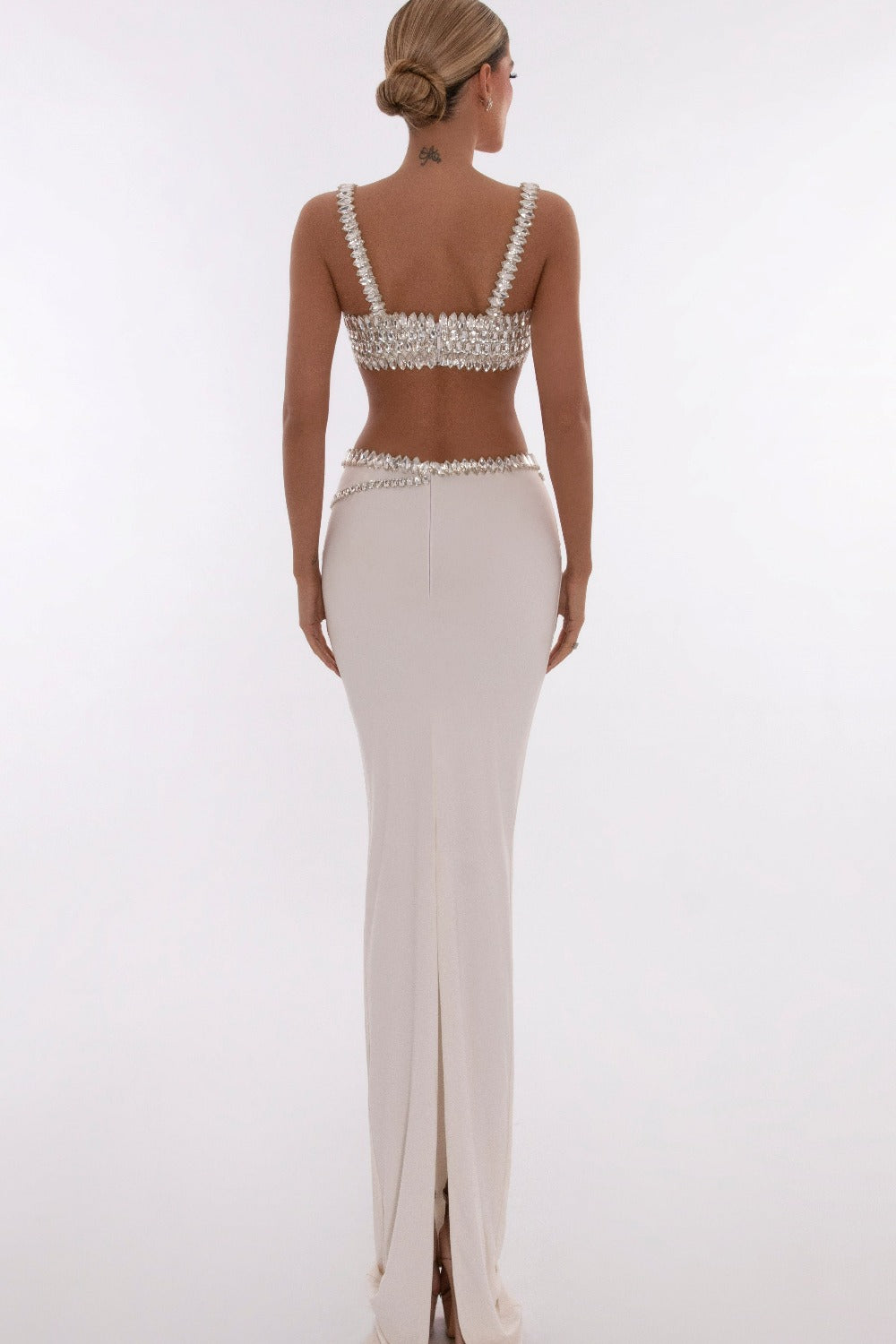 DIAMANTE BANDAGE BODYCON PARTY SET