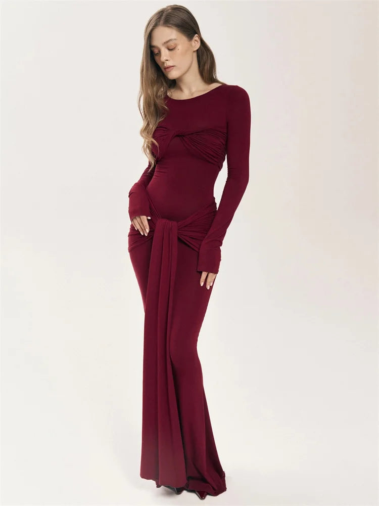 RYLEE MAXI DRESS: ELEGANT A-LINE FOR WEDDING GUEST