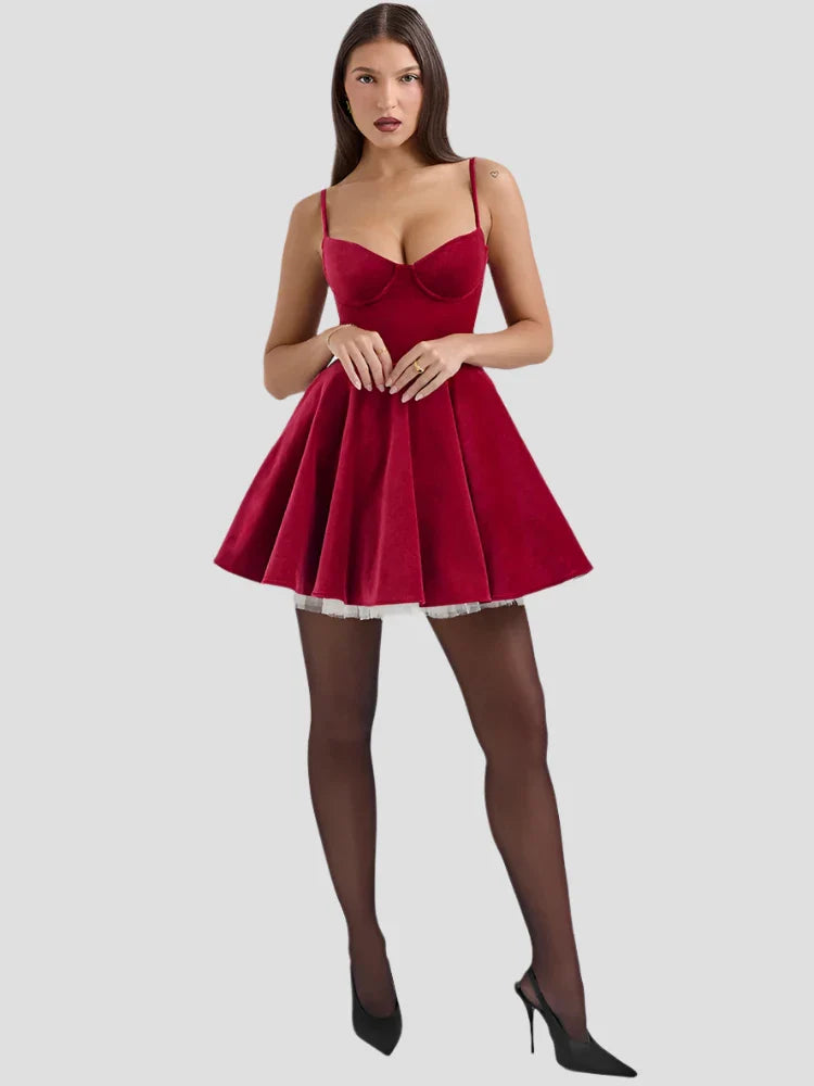 SOPHIA MINI DRESS: CHIC COCKTAIL PARTY SILHOUETTE