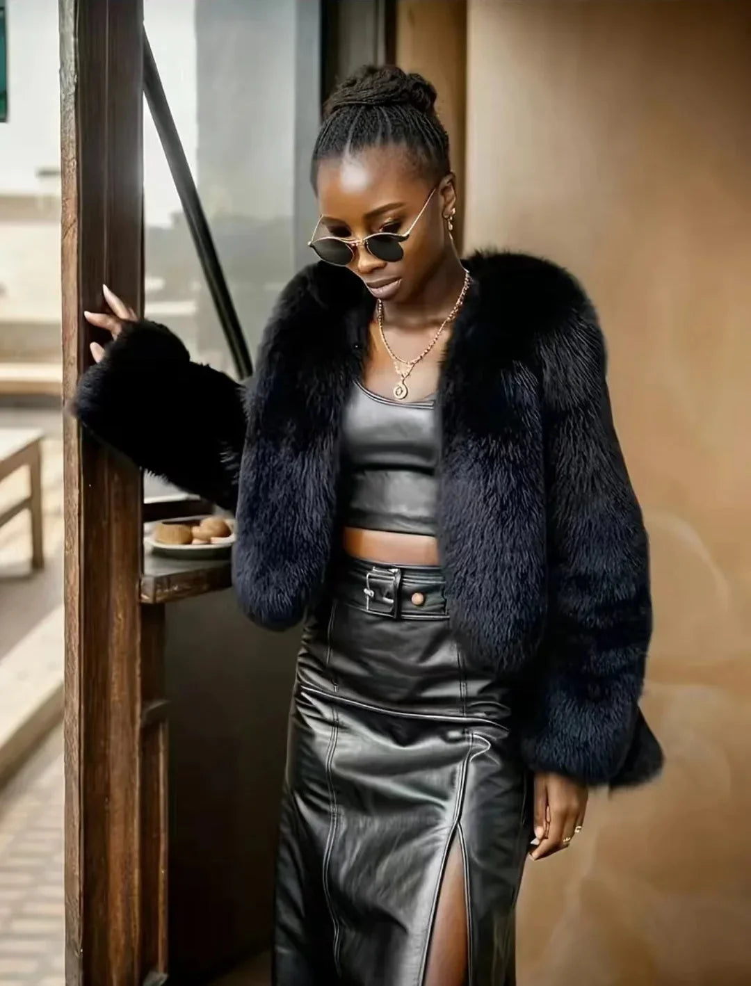 CRISTINA FAUX FUR COAT: LUXE OVERSIZED WINTER OUTERWEAR