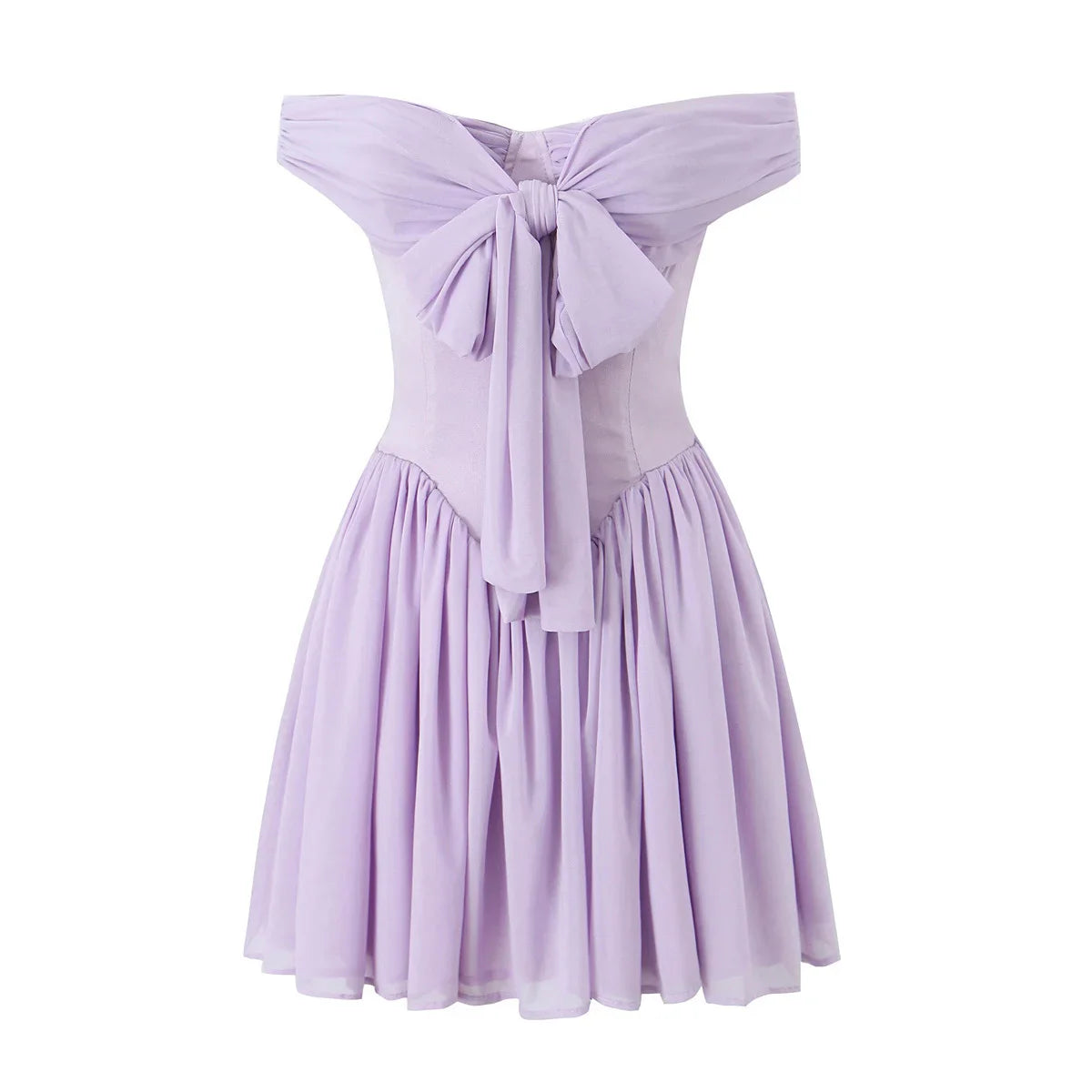 AISHA MINI DRESS - ELEGANT COCKTAIL PARTY SILHOUETTE