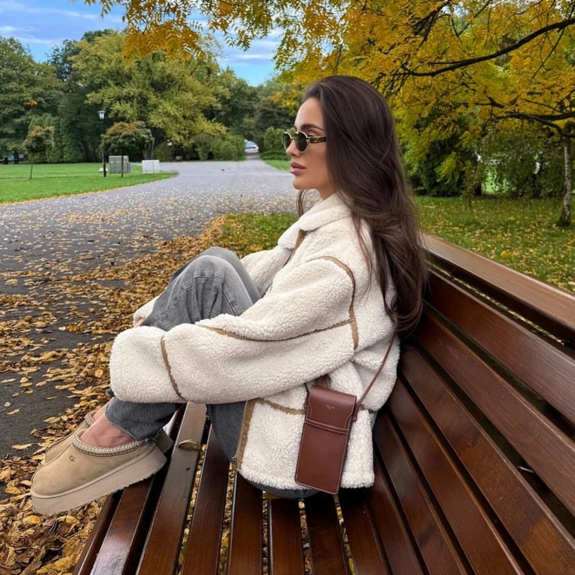 MONIQUE COAT - LONG WOOL TRENCH FOR WINTER