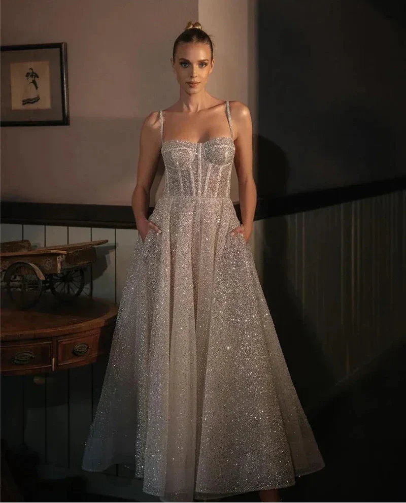 PAULINA MAXI DRESS - ELEGANT A-LINE COCKTAIL
