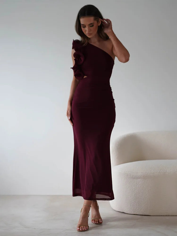 ASHLEIGH MAXI DRESS - ELEGANT A-LINE FOR WEDDINGS