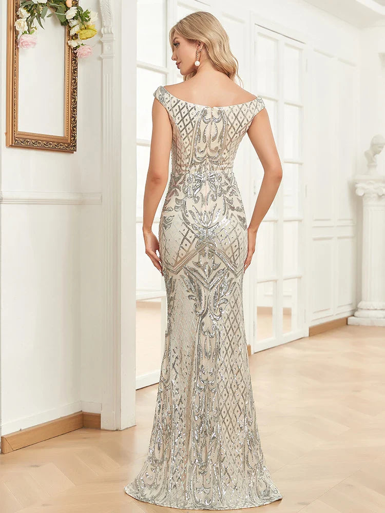 ARYANNA MAXI DRESS ELEGANT A-LINE FOR WEDDING