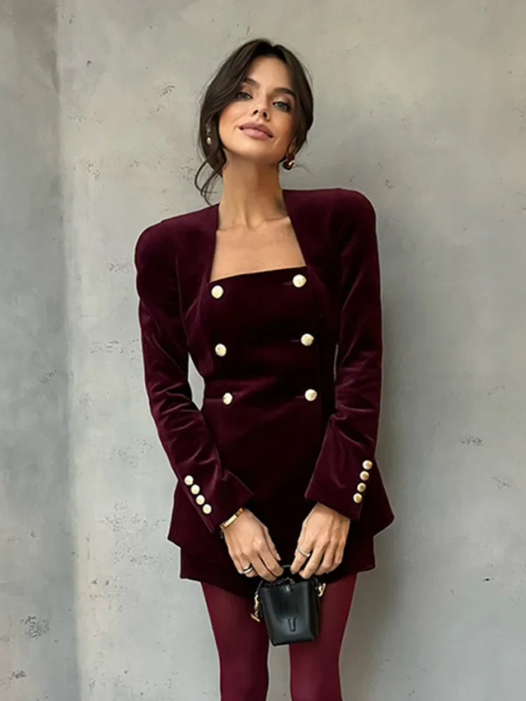 ALAYNA TWO-PIECE SET: ELEGANT SUIT FOR WEDDING GUEST