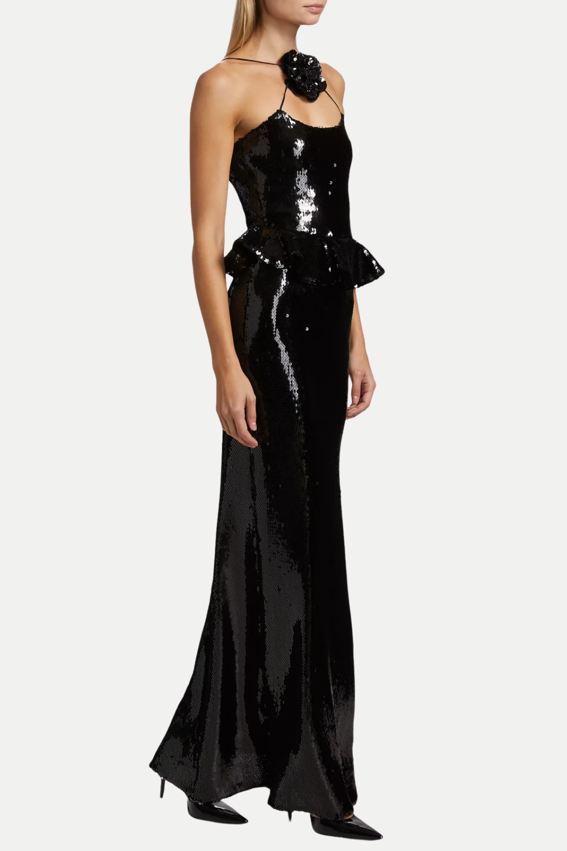EORED FLOWER MAXI DRESS FOR WEDDING