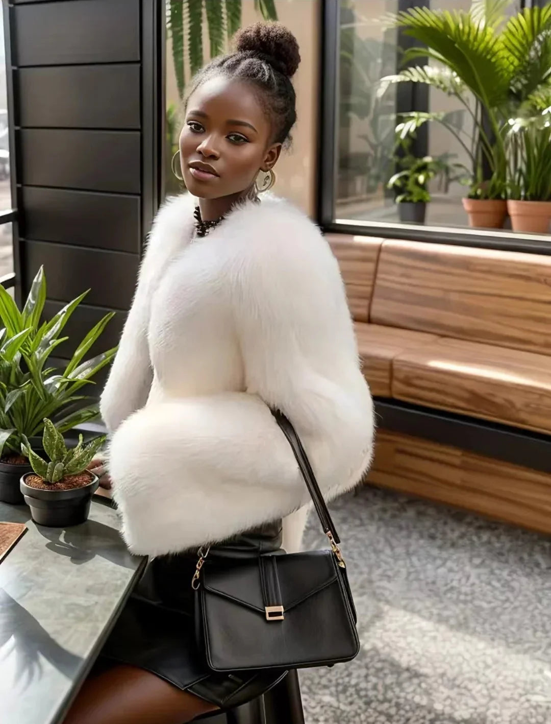 CRISTINA FAUX FUR COAT: LUXE OVERSIZED WINTER OUTERWEAR