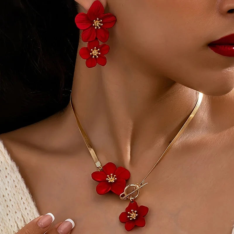 GLAM MELANY JEWELRY SET FOR EVENING PARTY