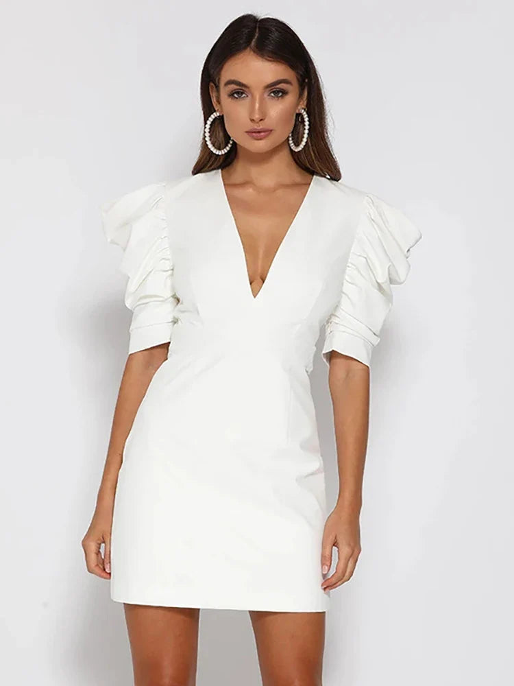 MARLEY PUFF SLEEVE MINI DRESS, COCKTAIL