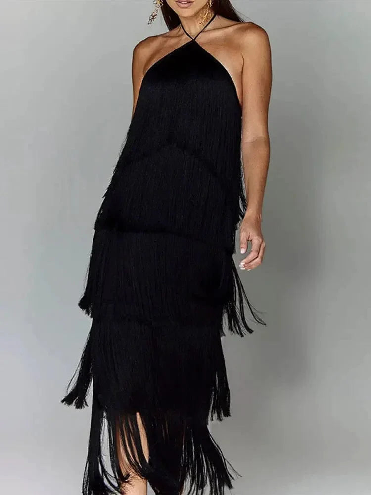 TIANA MAXI DRESS, ELEGANT A-LINE FOR WEDDING GUEST