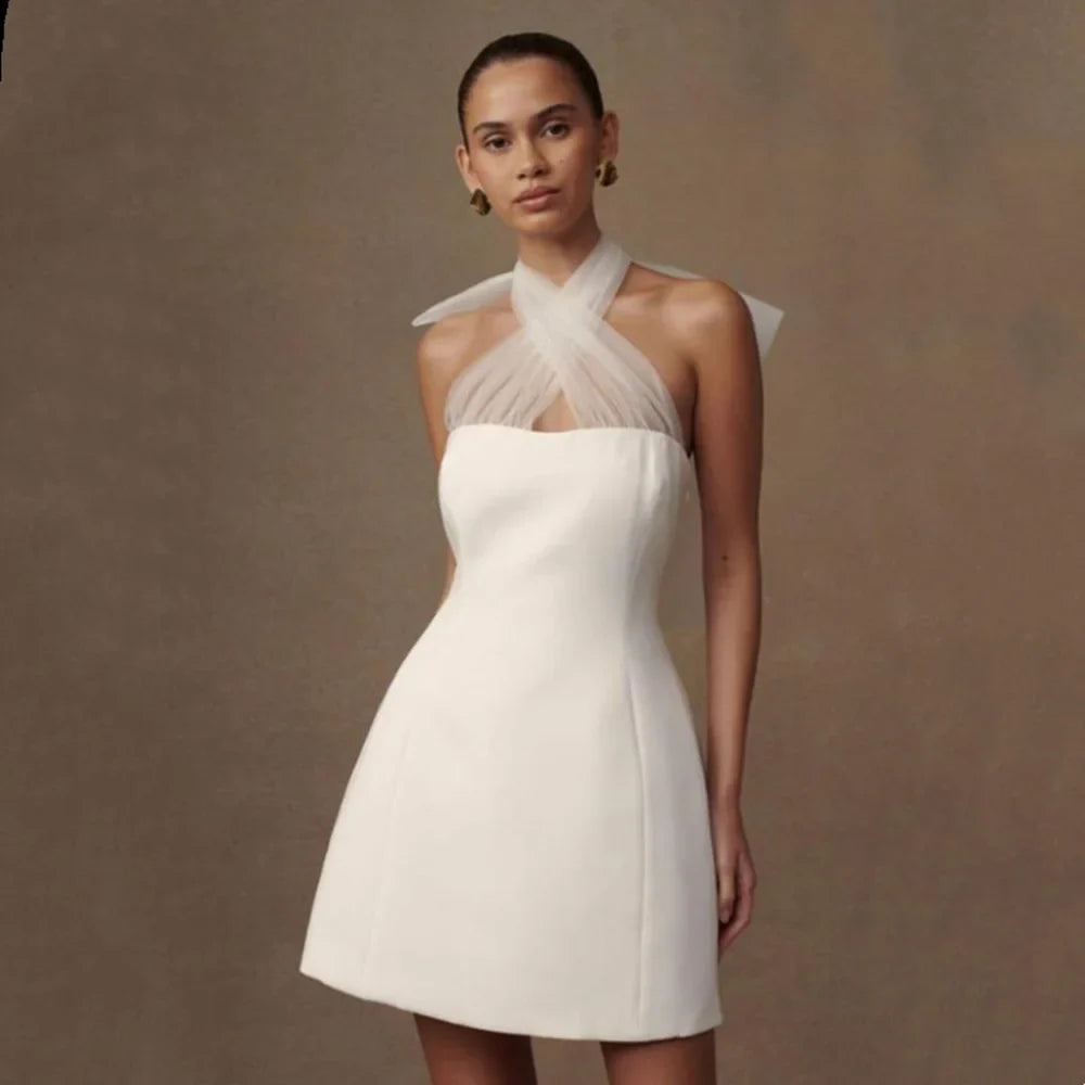 AMIRA MINI DRESS, SATIN, COCKTAIL PARTY