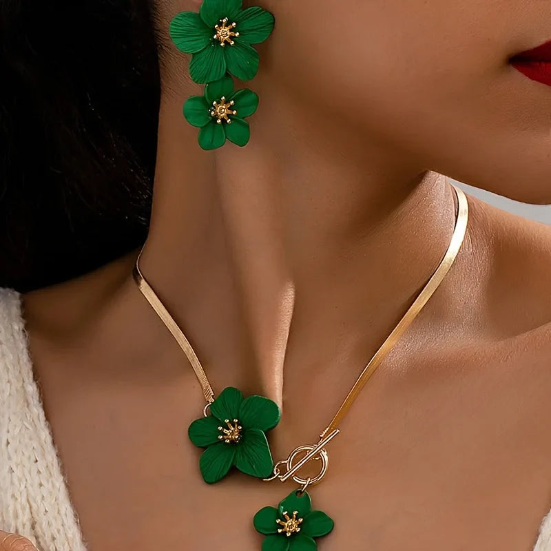 GLAM MELANY JEWELRY SET FOR EVENING PARTY