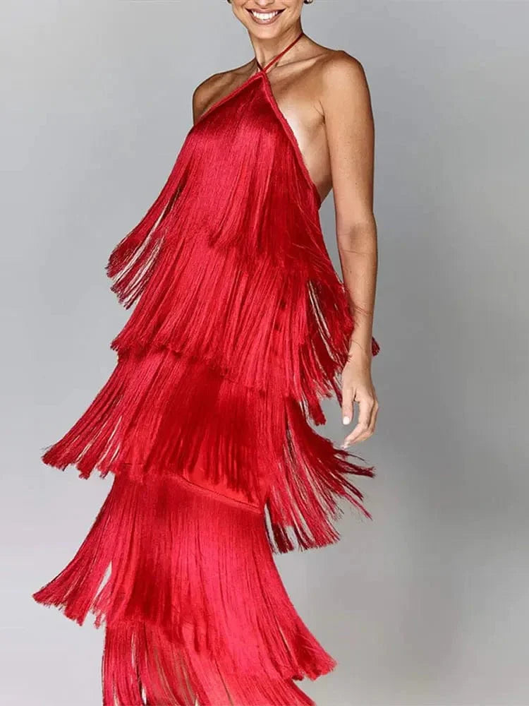 TIANA MAXI DRESS, ELEGANT A-LINE FOR WEDDING GUEST