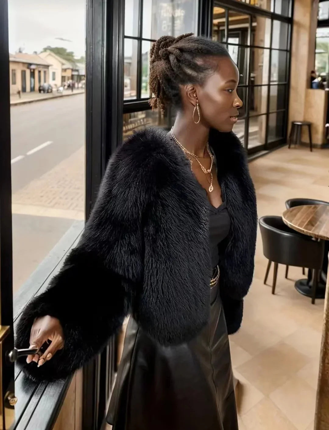 CRISTINA FAUX FUR COAT: LUXE OVERSIZED WINTER OUTERWEAR