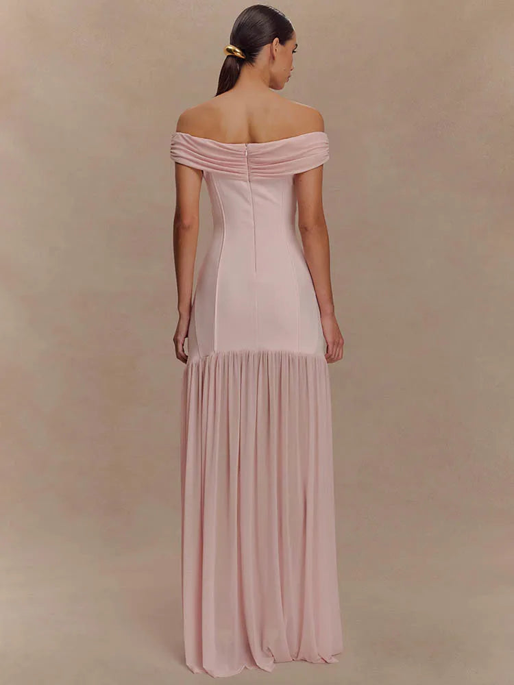 IMANI MAXI DRESS, ELEGANT A-LINE FOR WEDDING GUEST