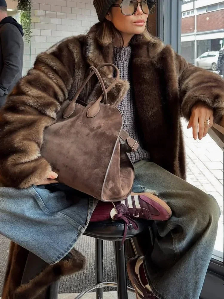 S5e24010257a74347810c597bc07f56e2v CHEYANNE FAUX FUR COAT: LONG, LUXE, WINTER PARTY
