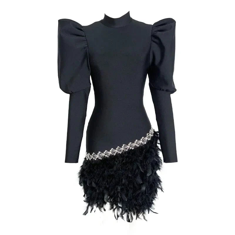 SELINA MINI DRESS - ELEGANT PARTY BODYCON
