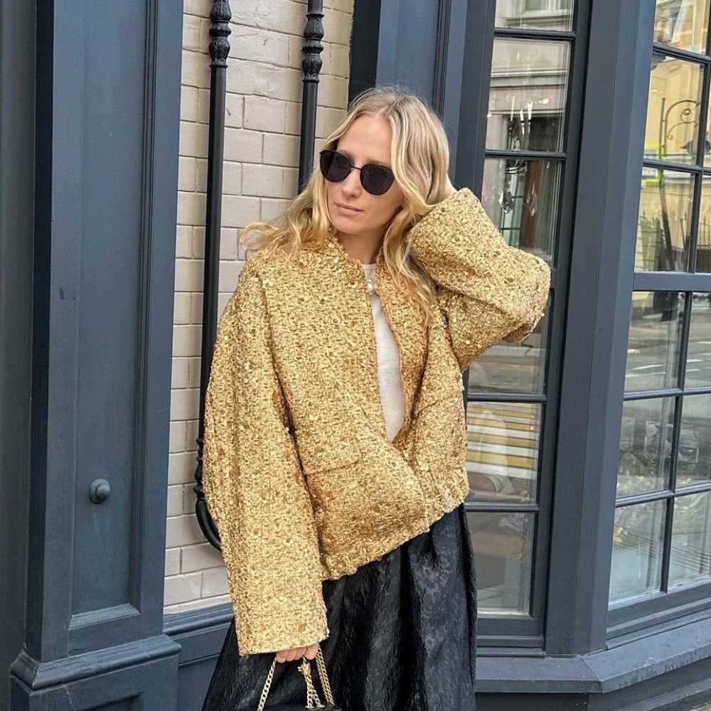 ZOEY BOMBER JACKET - CASUAL OVERSIZED OUTERWEAR