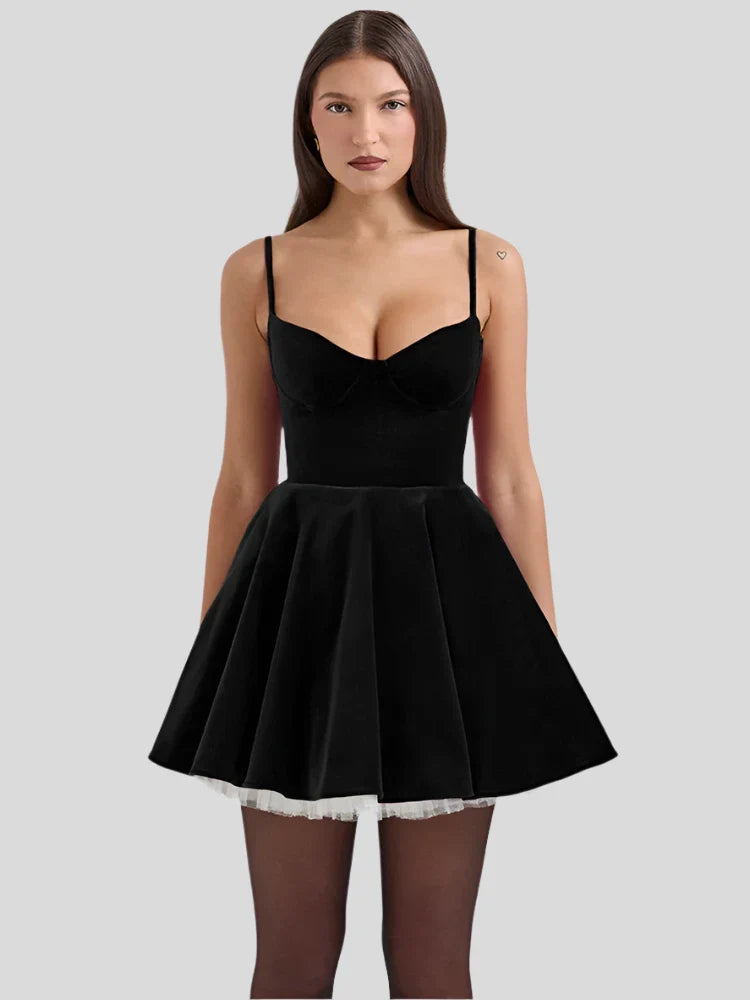 SOPHIA MINI DRESS: CHIC COCKTAIL PARTY SILHOUETTE
