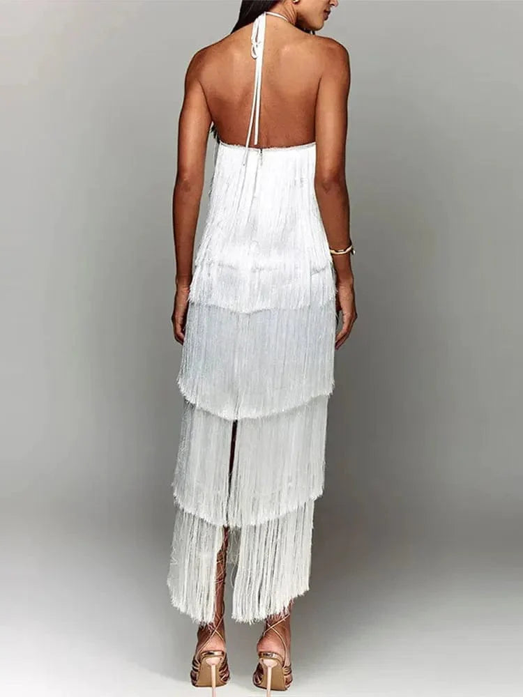 TIANA MAXI DRESS, ELEGANT A-LINE FOR WEDDING GUEST