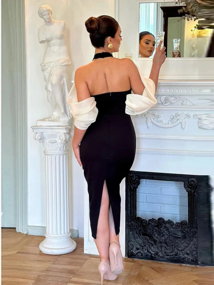 S7e6d83a565734abf8d94a28bb808a9f1r DAYANARA MIDI DRESS - ELEGANT A-LINE FOR WEDDING GUEST