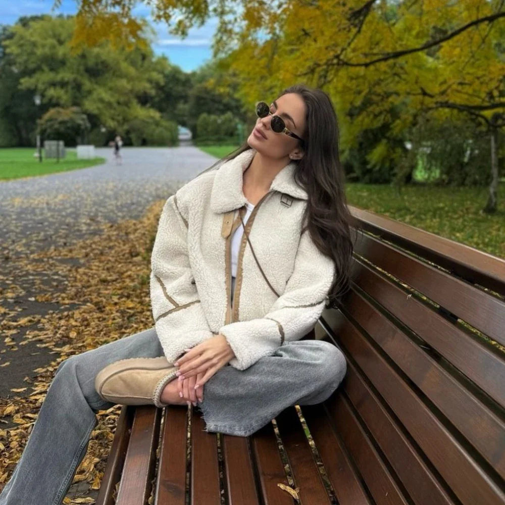 MONIQUE COAT - LONG WOOL TRENCH FOR WINTER