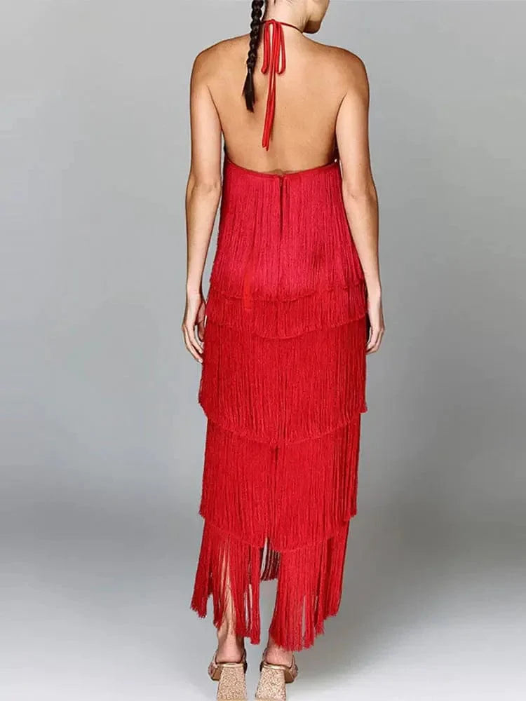 TIANA MAXI DRESS, ELEGANT A-LINE FOR WEDDING GUEST