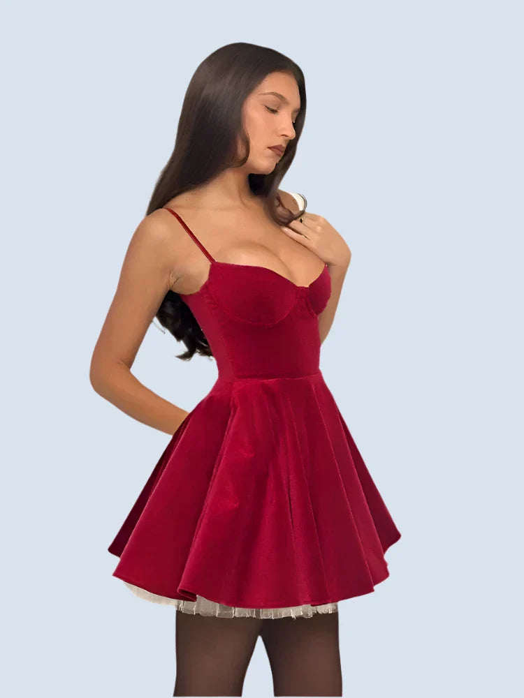 SOPHIA MINI DRESS: CHIC COCKTAIL PARTY SILHOUETTE