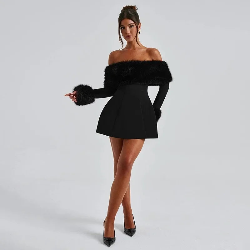 MYLEE MINI DRESS, FIT & FLARE COCKTAIL