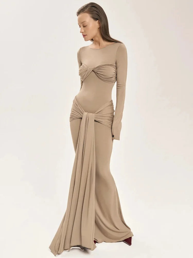 RYLEE MAXI DRESS: ELEGANT A-LINE FOR WEDDING GUEST