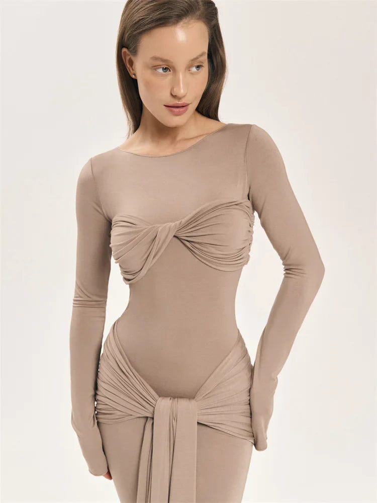 RYLEE MAXI DRESS: ELEGANT A-LINE FOR WEDDING GUEST