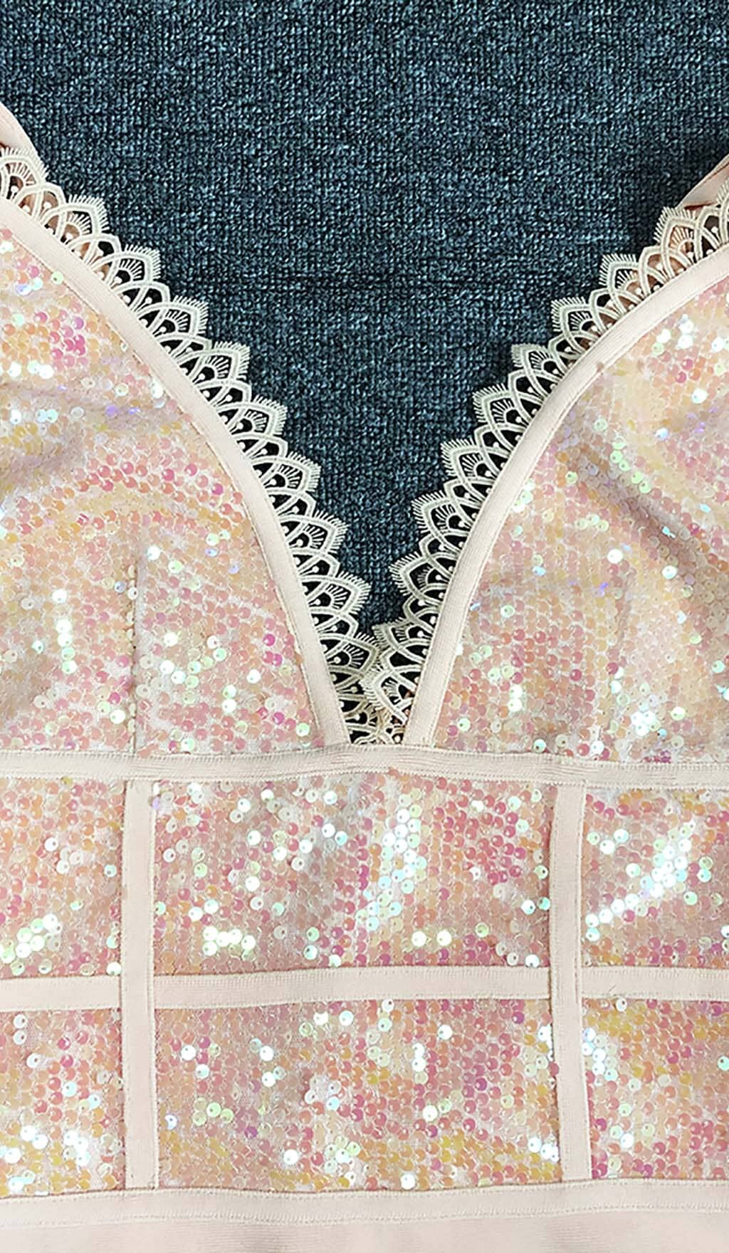 SEQUIN MIDI DRESS IN PINK - PARTY IRREGULAR