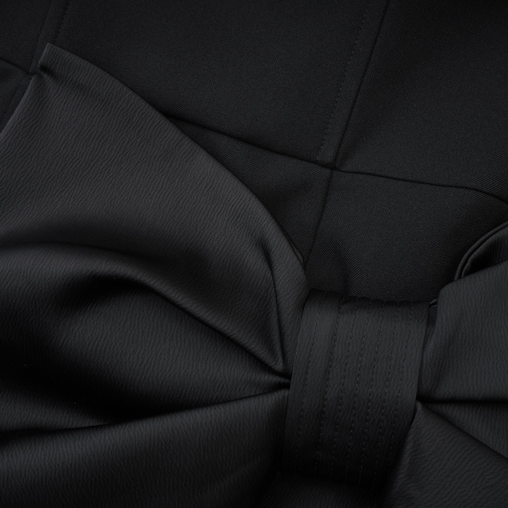 LANETTA ASYMMETRIC BOWKNOT DRESS
