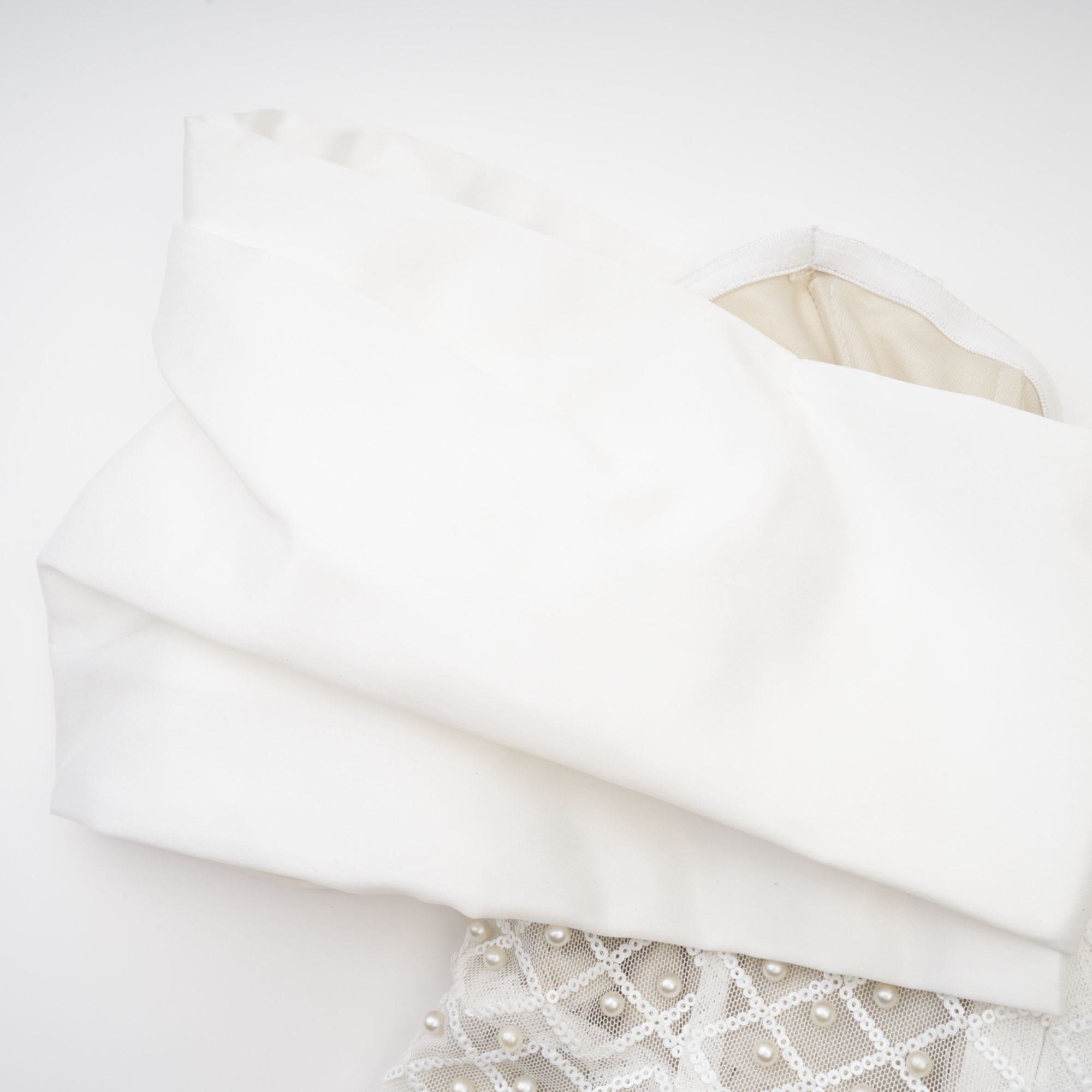 MAURA OFF-SHOULDER PEARL COCKTAIL DRESS