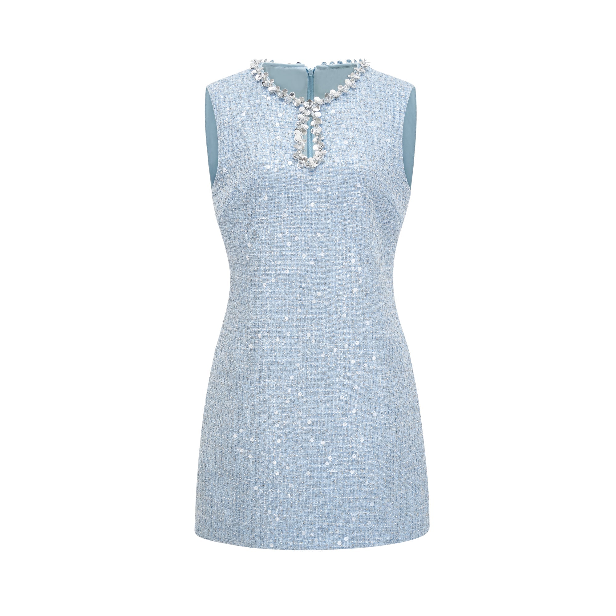 ÉMILIE SEQUIN TWEED MINI DRESS, COCKTAIL PARTY