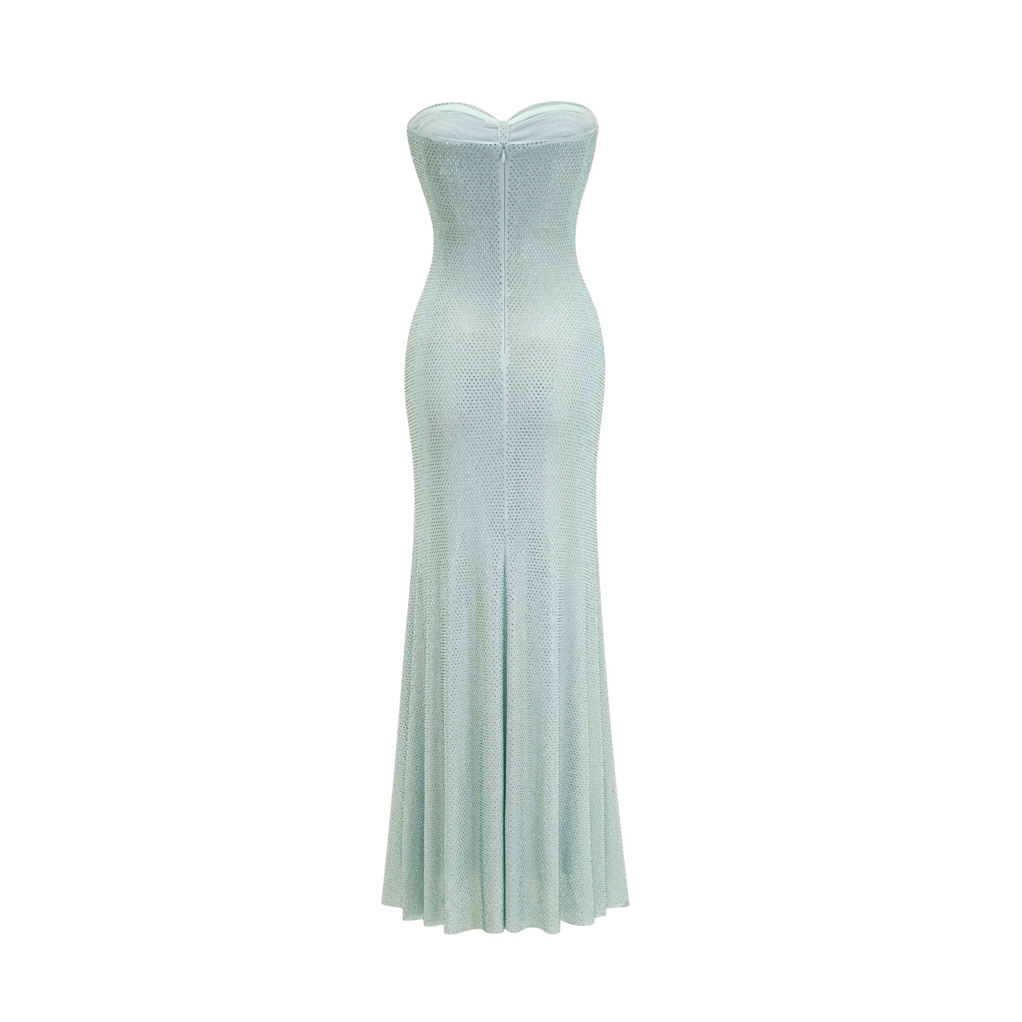 SEBILLE EMBELLISHED BOW MAXI DRESS