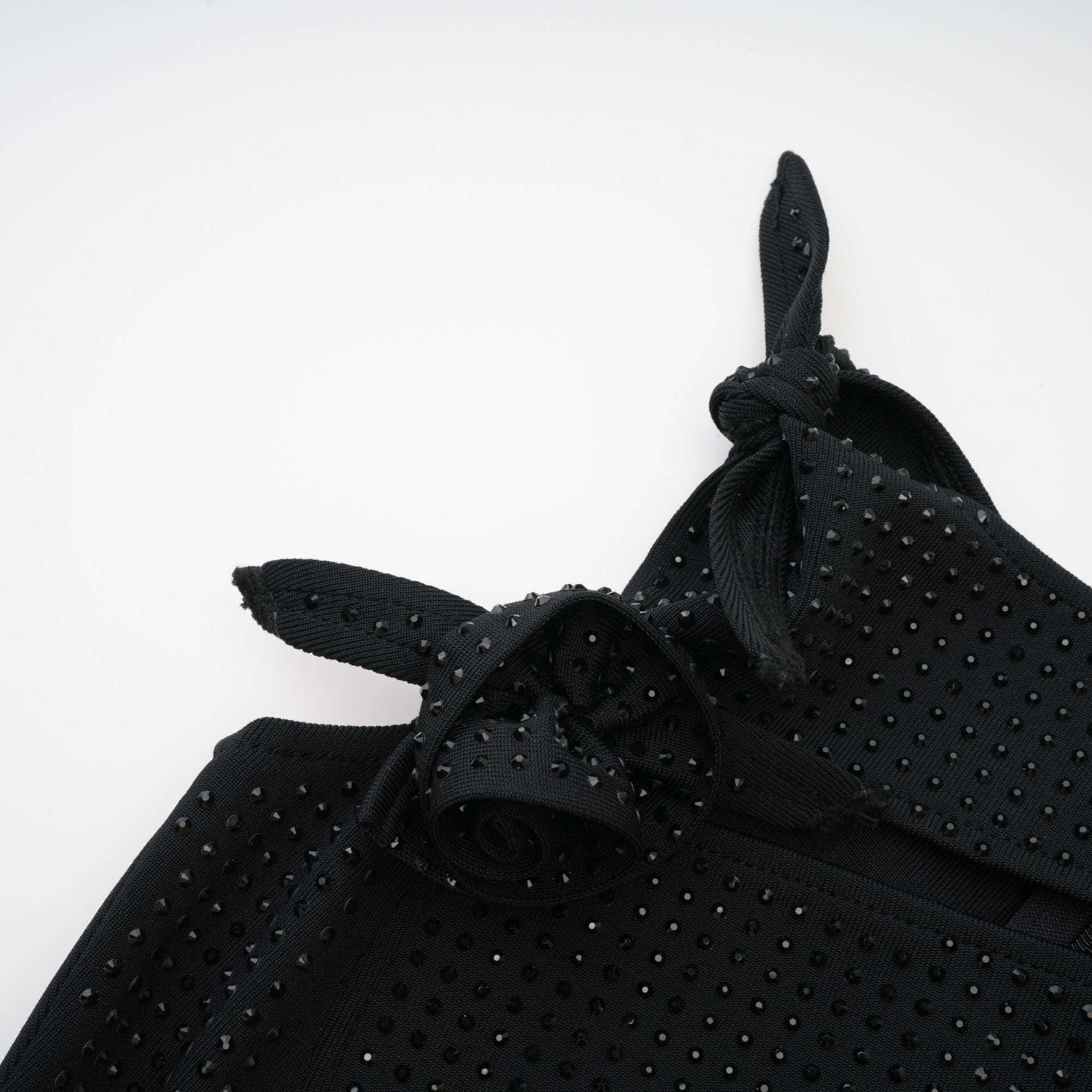 SOLANGE ASYMMETRIC EMBELLISHED MIDI DRESS FOR EVENTS