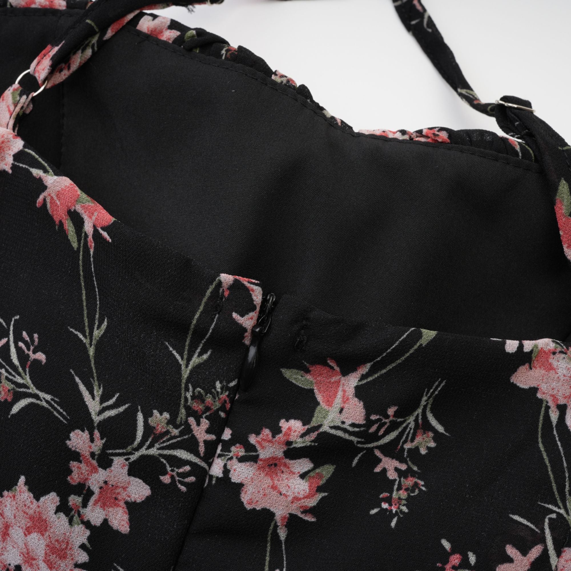 ISABEAU FLORAL PRINT MINI PARTY DRESS