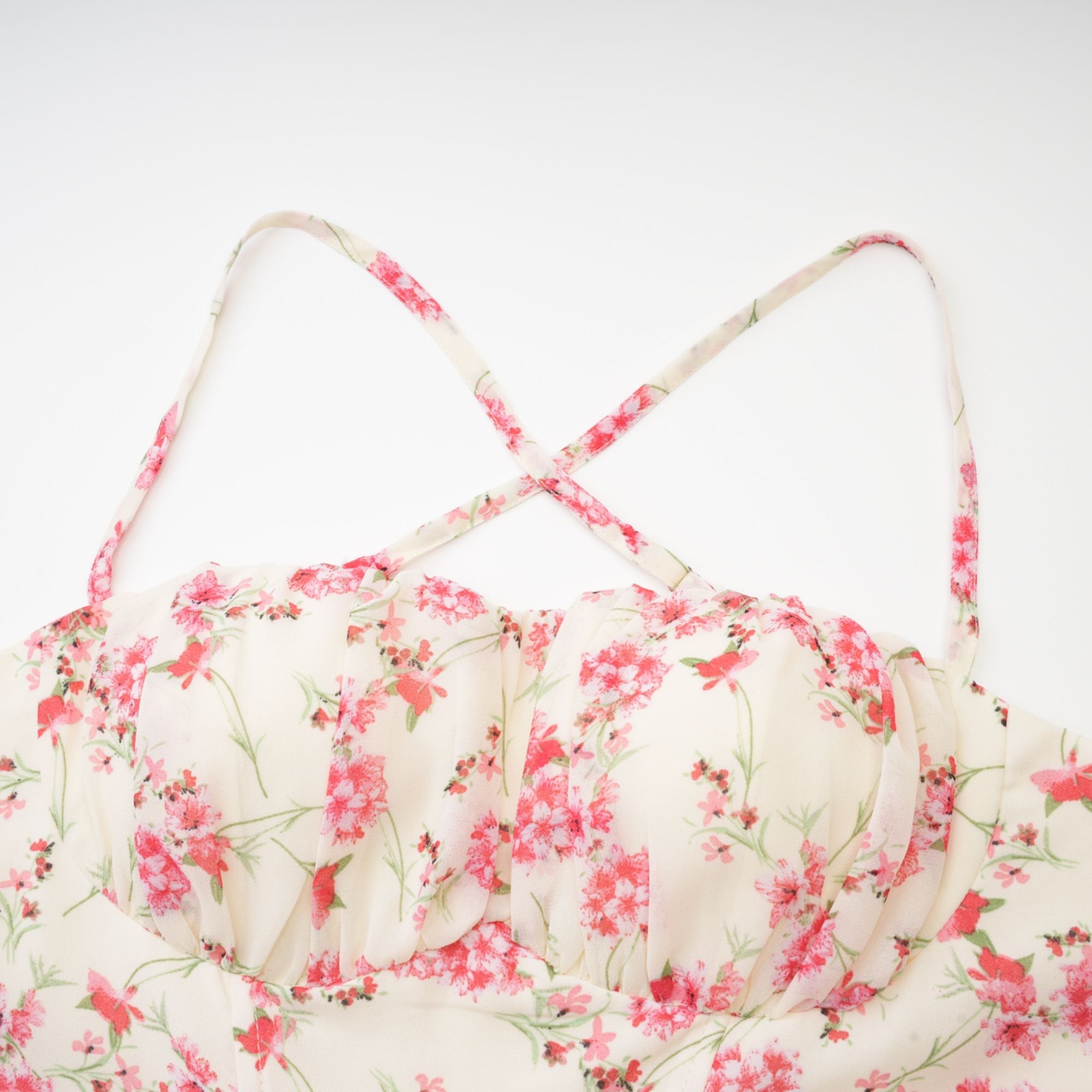 ISABEAU FLORAL PRINT MINI PARTY DRESS
