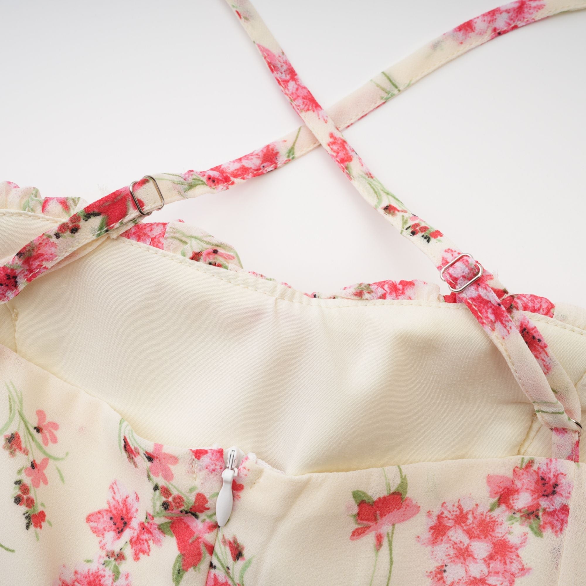 ISABEAU FLORAL PRINT MINI PARTY DRESS