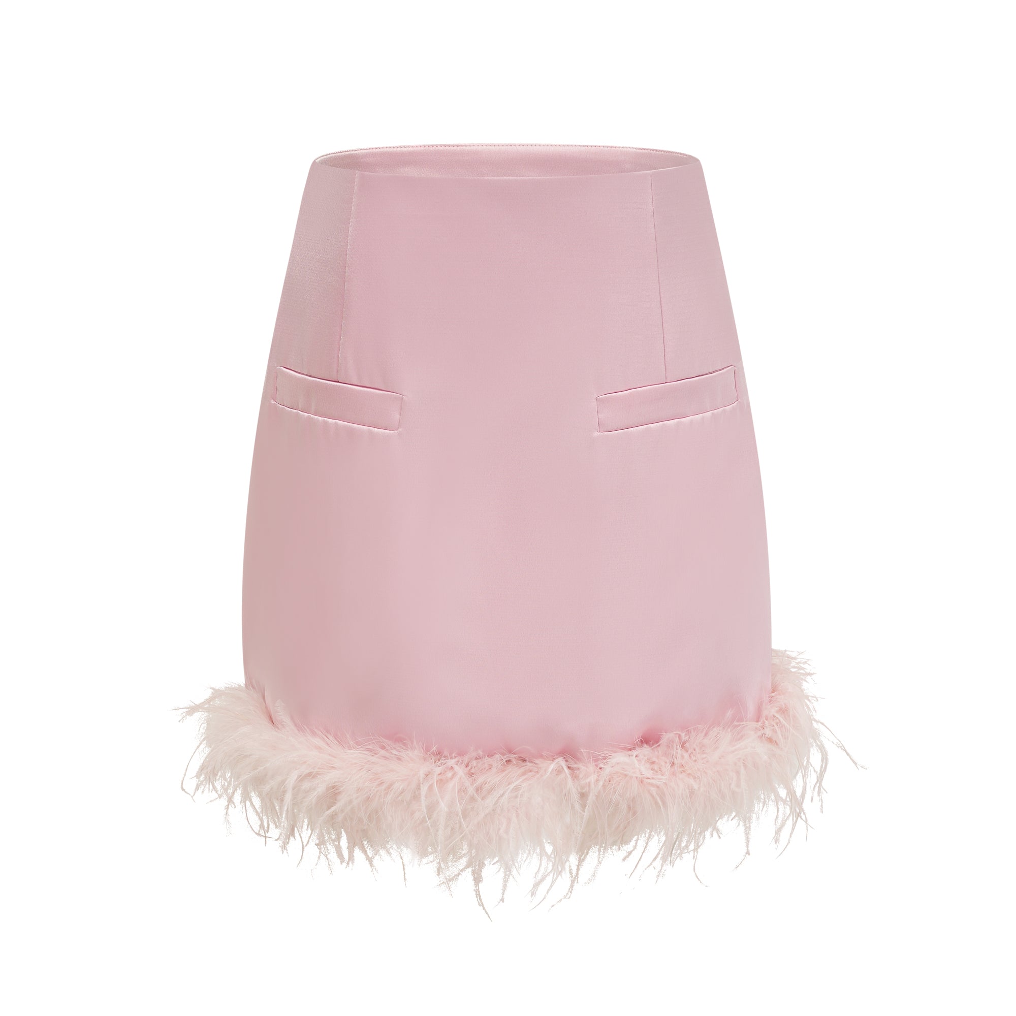 SNY04193-_1 FLAVIA SATIN FEATHER MATCHING SET FOR PARTIES