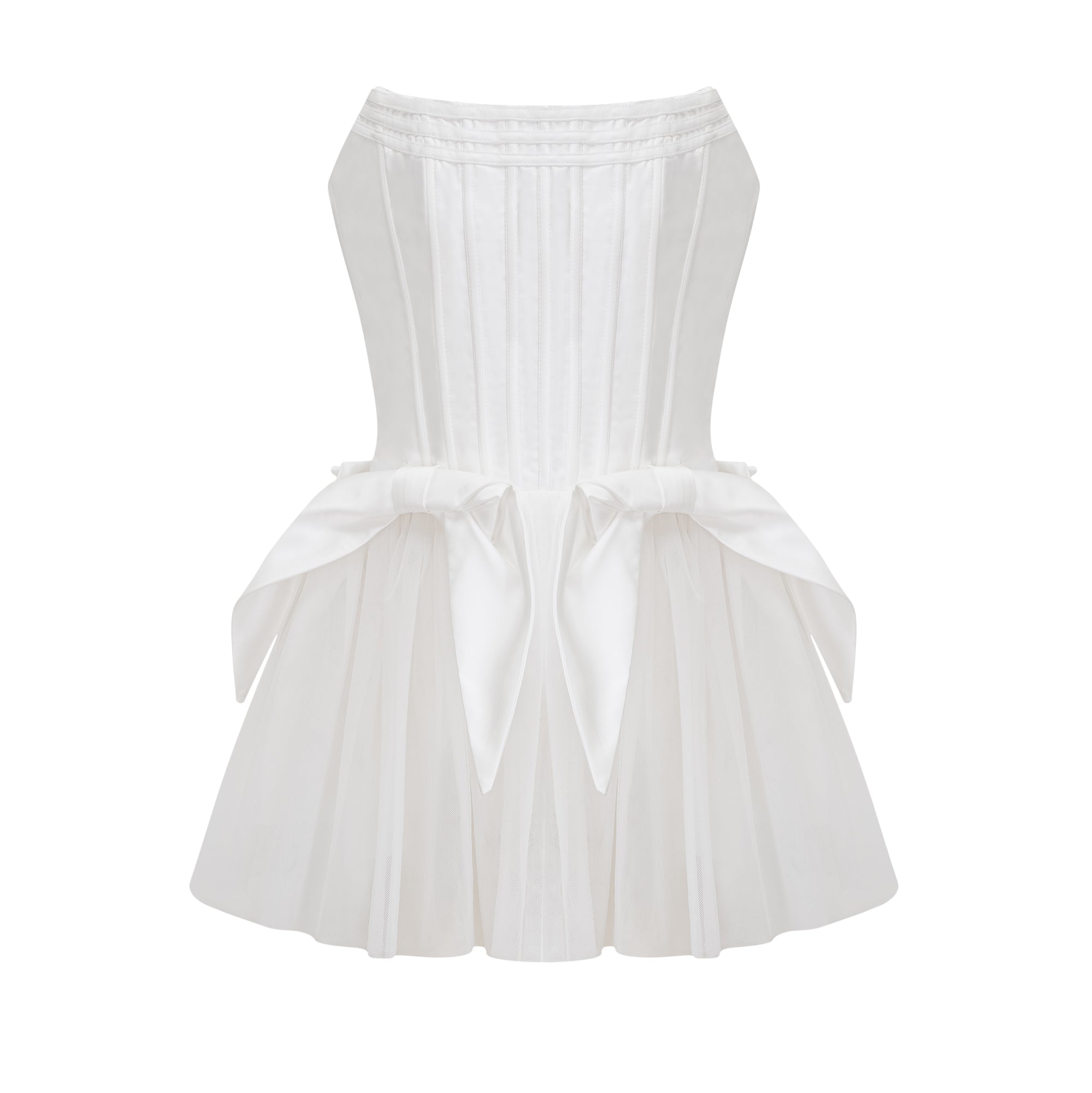 JOSÉPHINE CORSET TULLE MINI DRESS, COCKTAIL