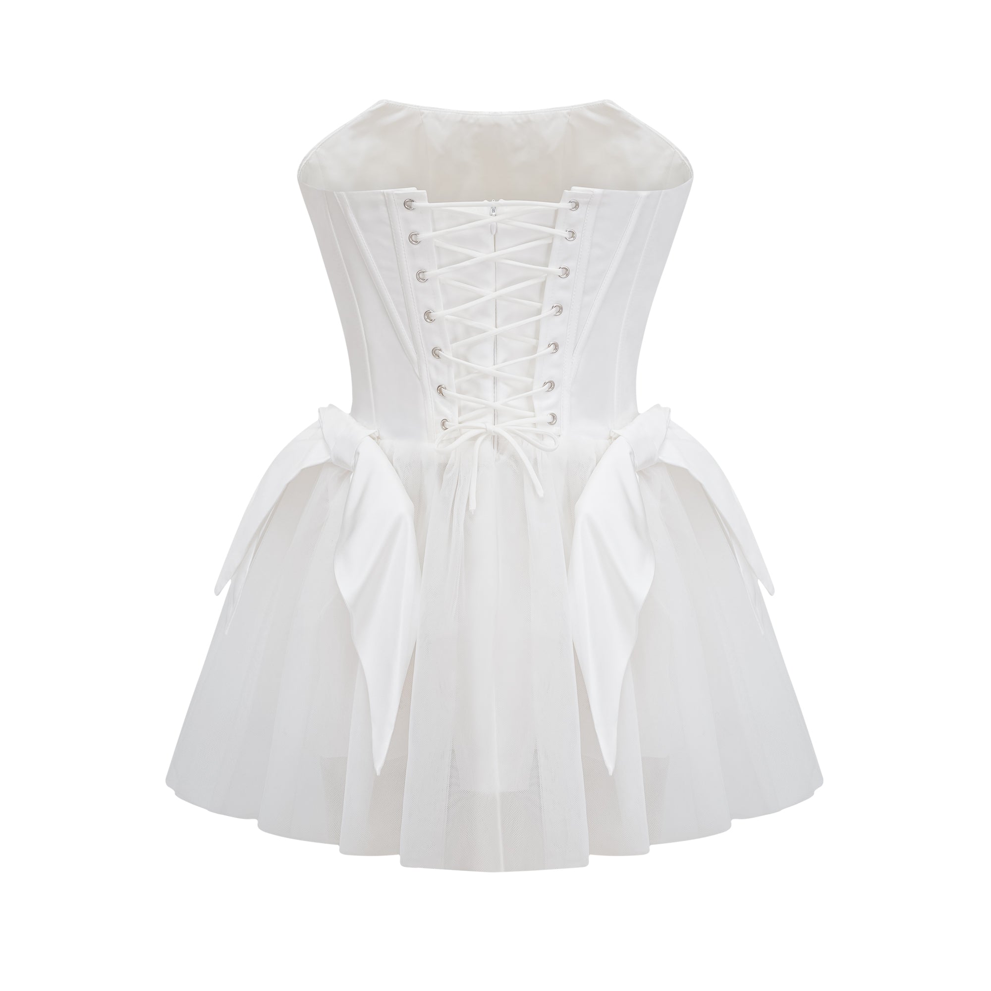JOSÉPHINE CORSET TULLE MINI DRESS, COCKTAIL