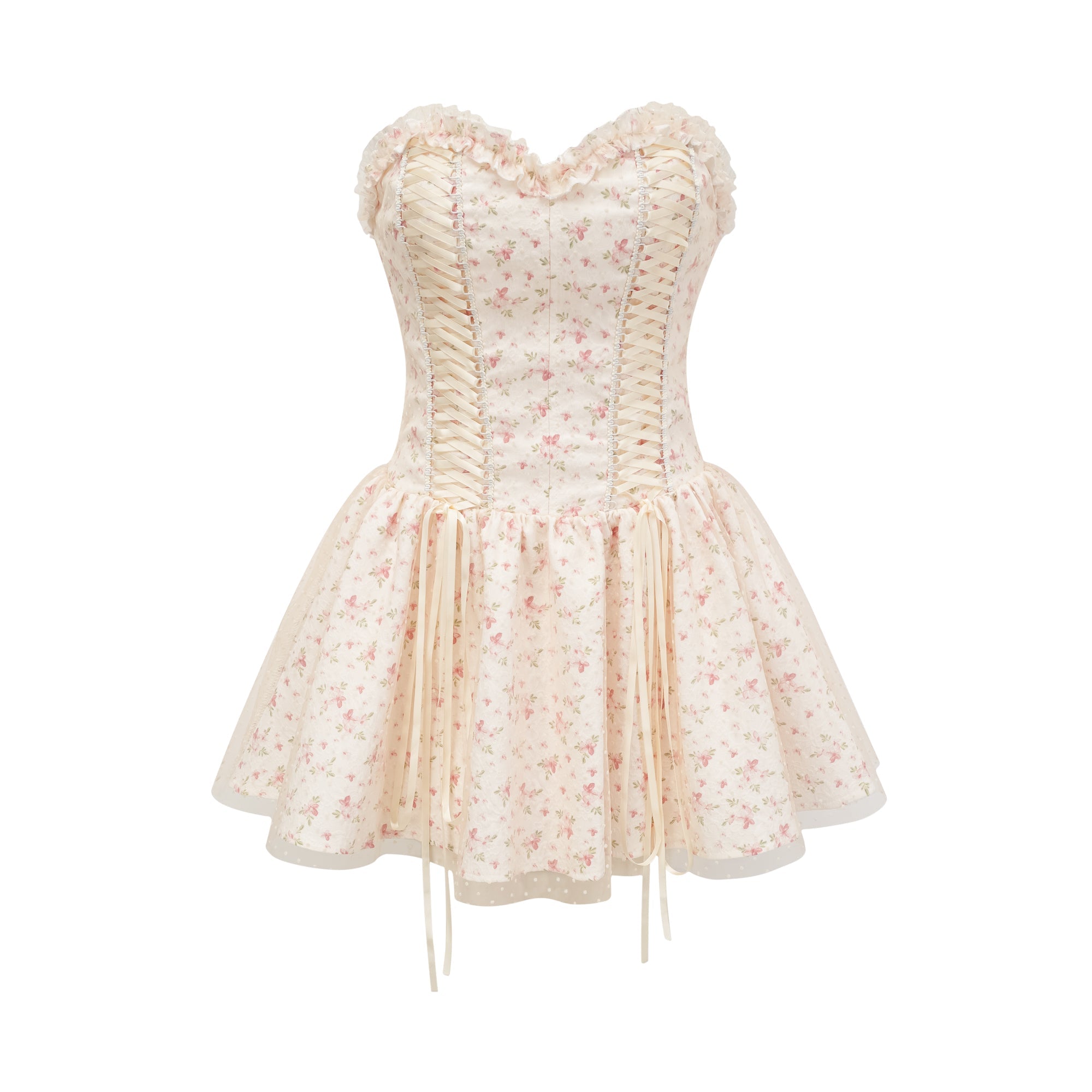 GISÈLE FLORAL MINI DRESS, PARTY STYLE