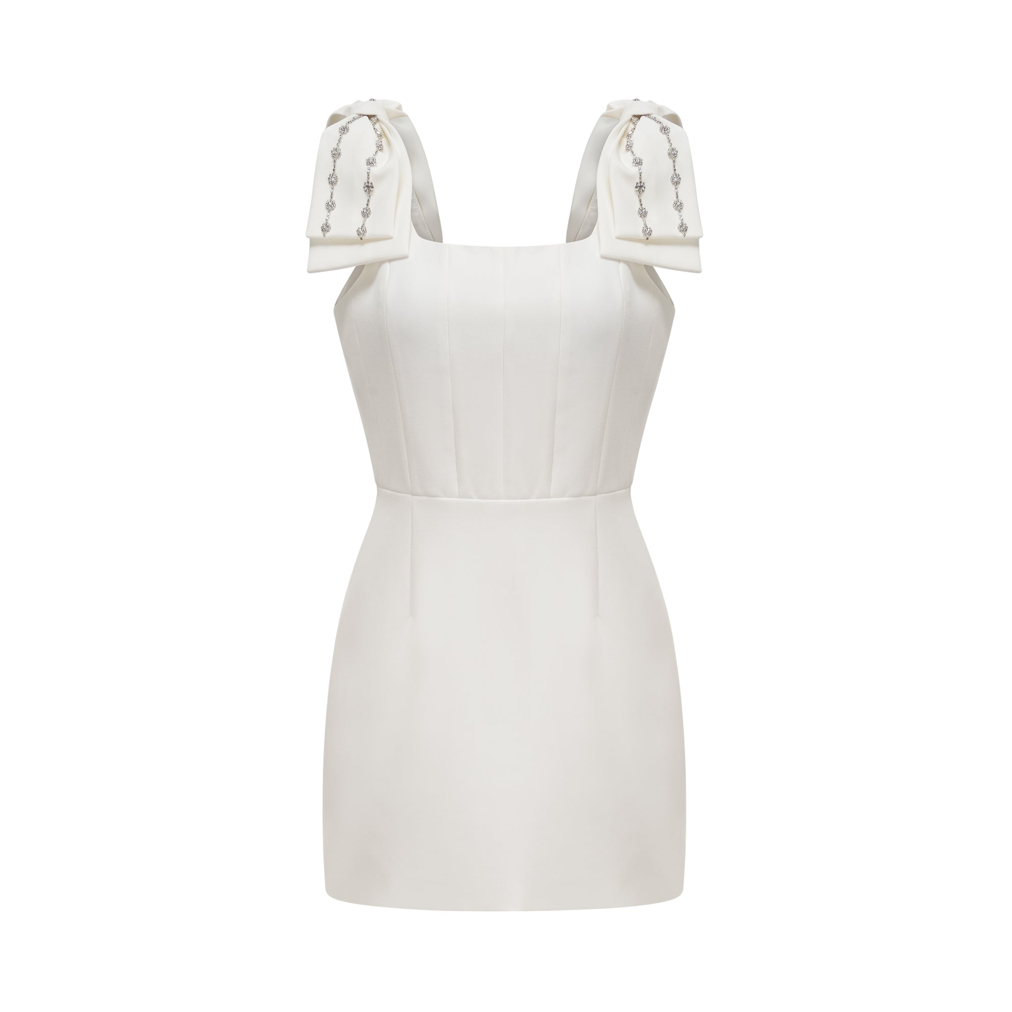 ONDINE BOW-DETAIL DRESS, EMBELLISHED, COCKTAIL