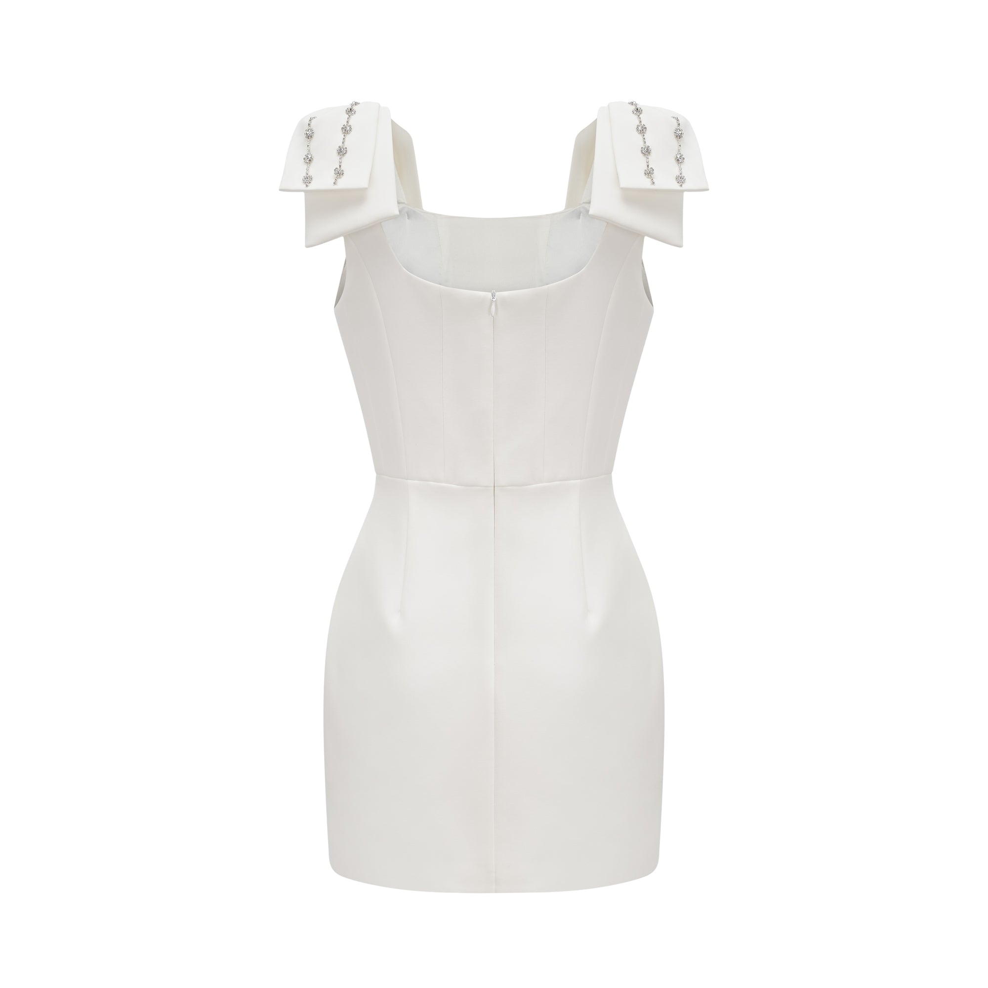 ONDINE BOW-DETAIL DRESS, EMBELLISHED, COCKTAIL
