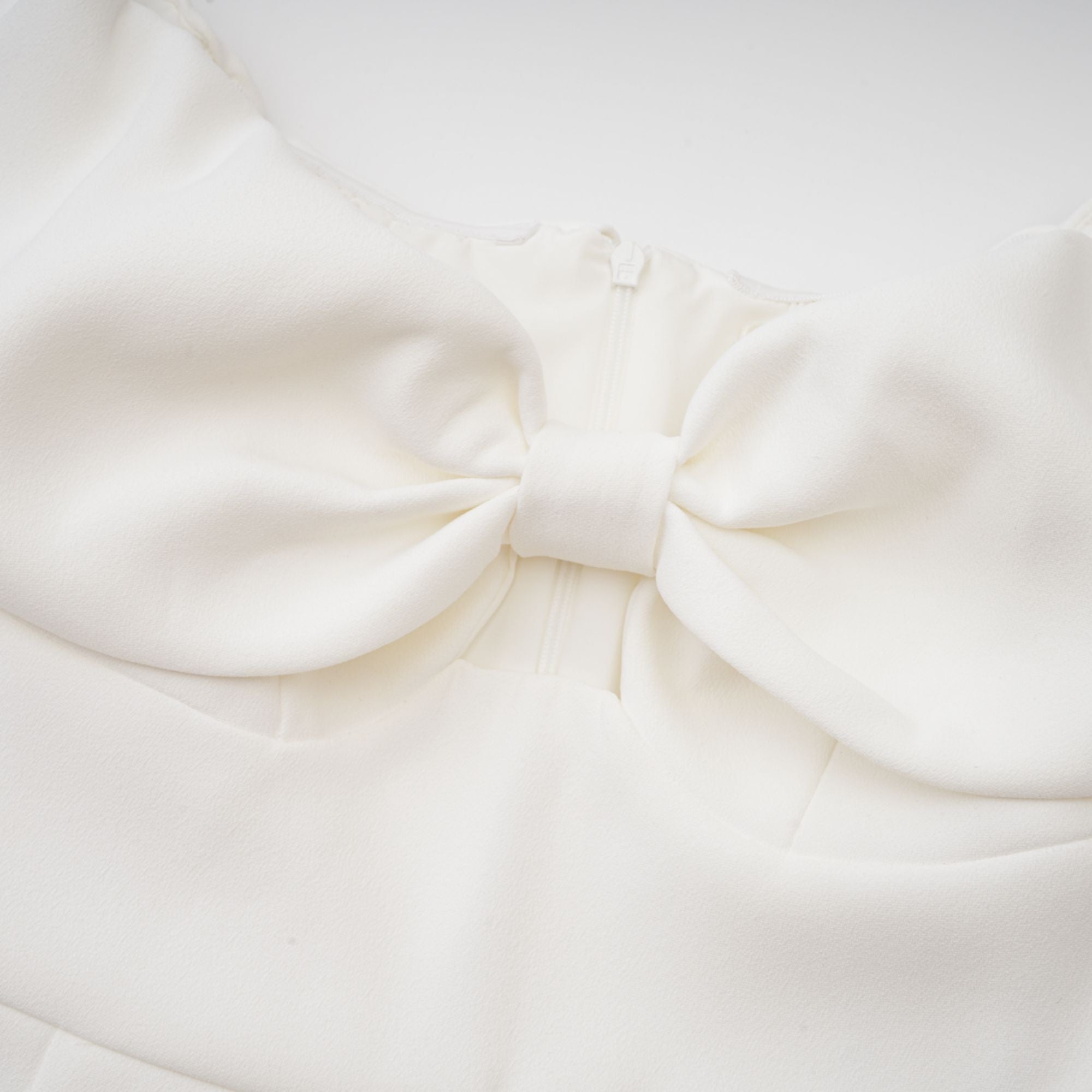 VICTORE BOW OFF-SHOULDER DRESS FOR WEDDING