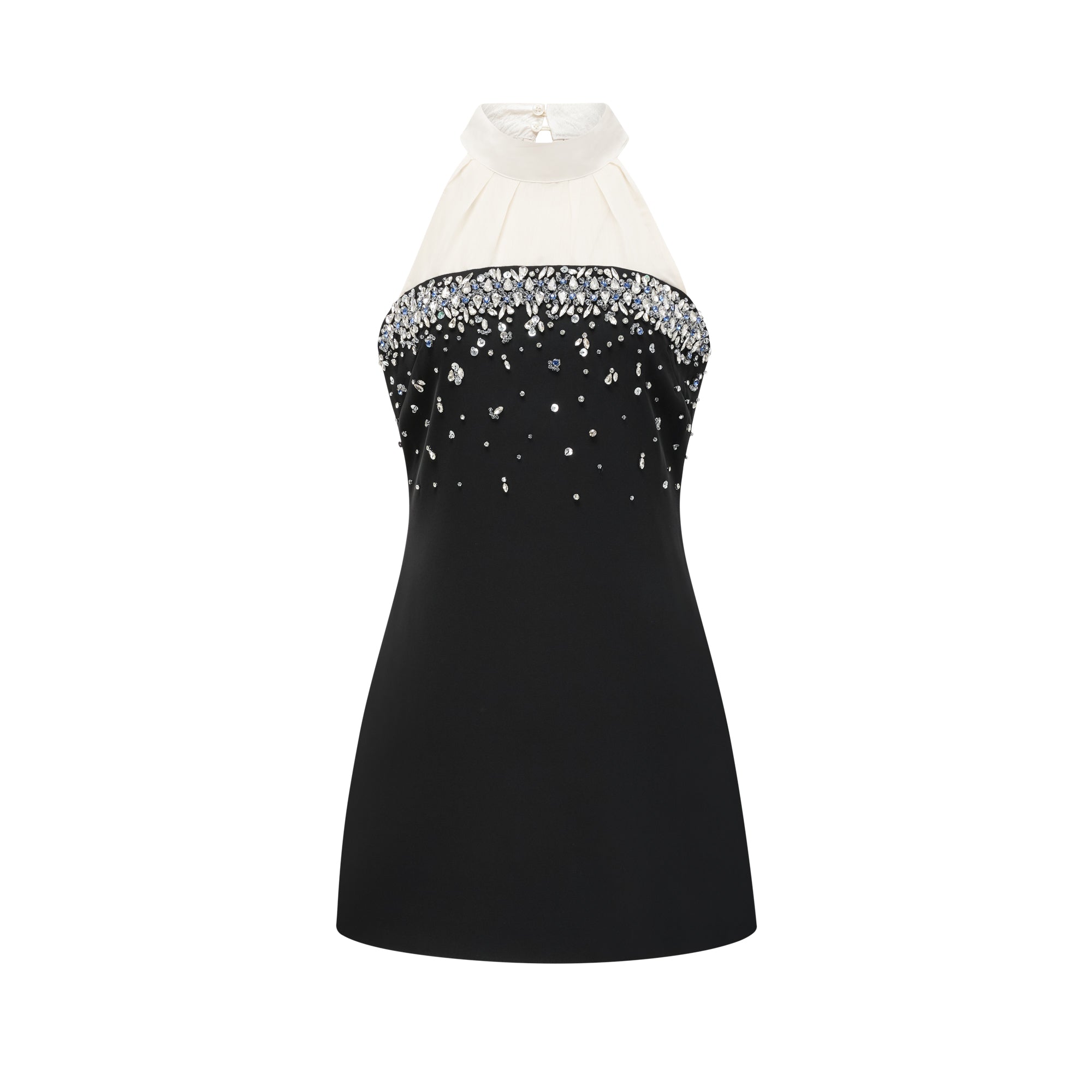OCTAVIA CRYSTAL MINI DRESS FOR PARTY GLAM